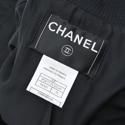 Chanel 2006 Single Breasted Napoleon Jacket Black #38