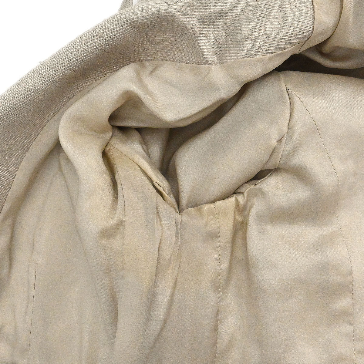 Chanel 2006 Single Breasted Jacket Beige #38