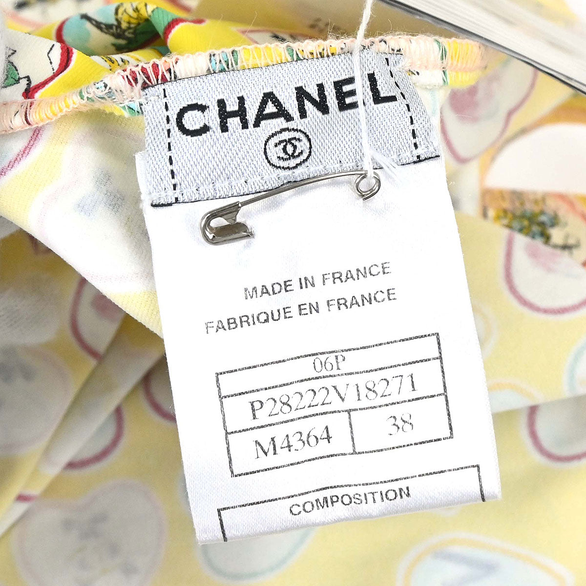 Chanel 2006 Valentine Camisole Top Yellow #38