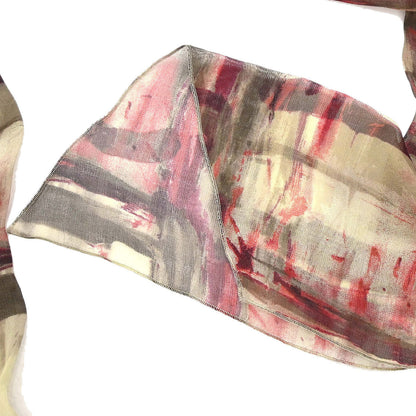 Chanel 1998 Sheer Bow Tie Blouse Shirt Khaki #38