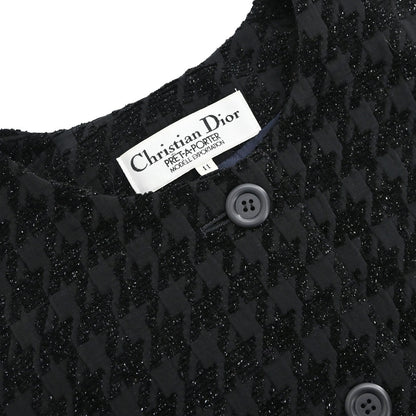 Christian Dior Setup Suit Jacket Skirt Black #38–40