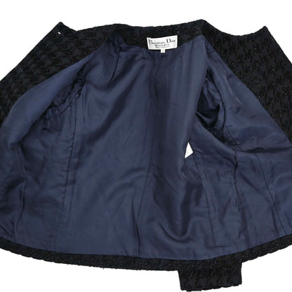 Christian Dior Setup Suit Jacket Skirt Black #38–40
