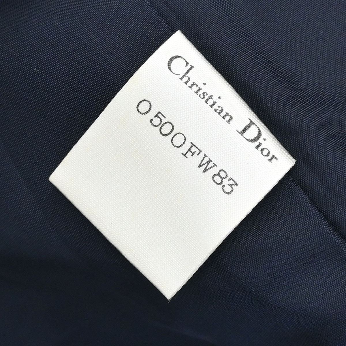 Christian Dior Setup Suit Jacket Skirt Black #38–40