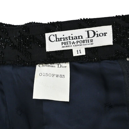 Christian Dior Setup Suit Jacket Skirt Black #38–40