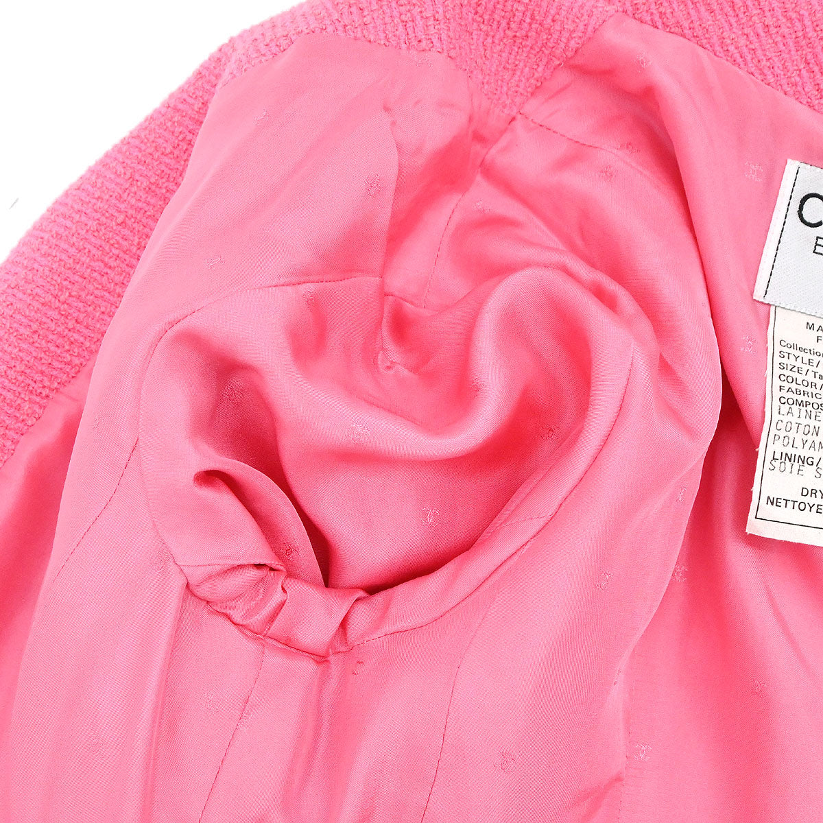 Chanel 1995 Single Breasted Jacket Pink #38