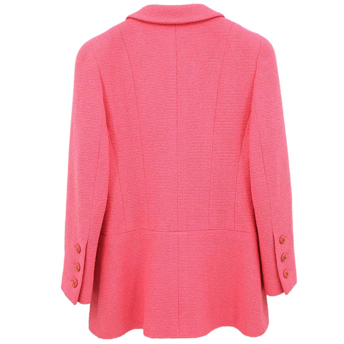 Chanel 1995 Single Breasted Jacket Pink #38