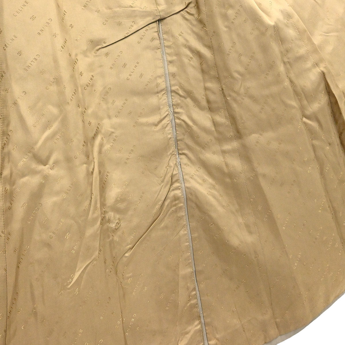 Celine Trench Coat Beige Ravel #38