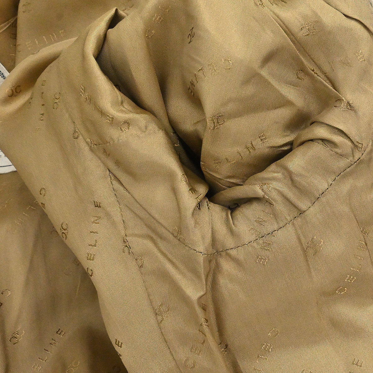 Celine Trench Coat Beige Ravel #38