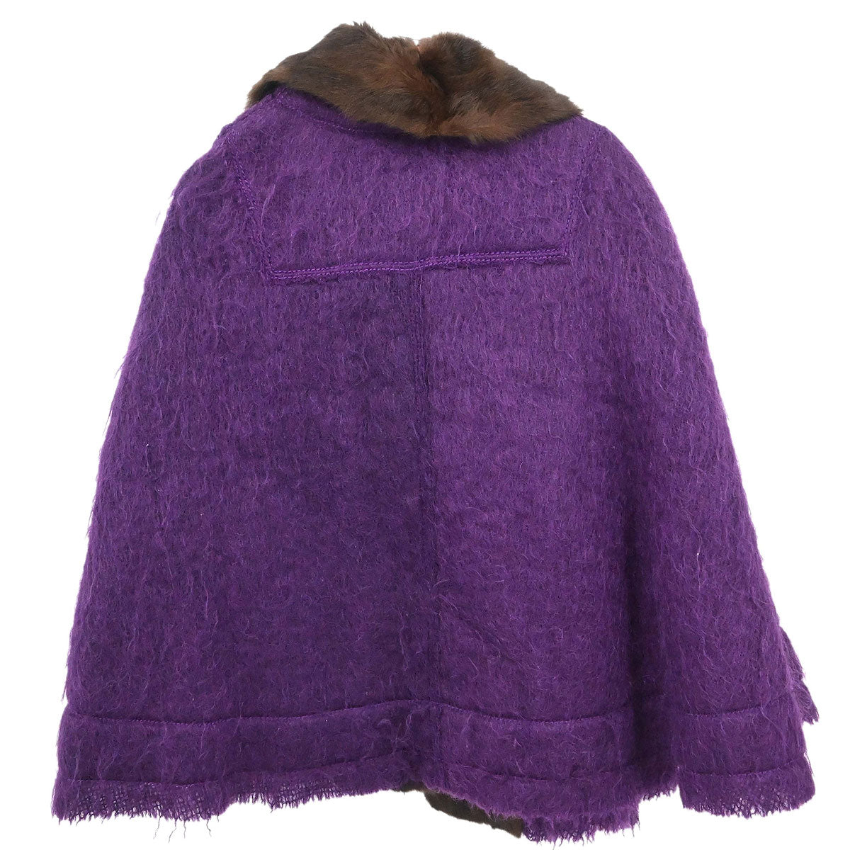 Louis Vuitton * Poncho Cape Purple #34