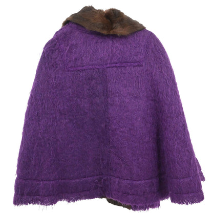 Louis Vuitton * Poncho Cape Purple #34