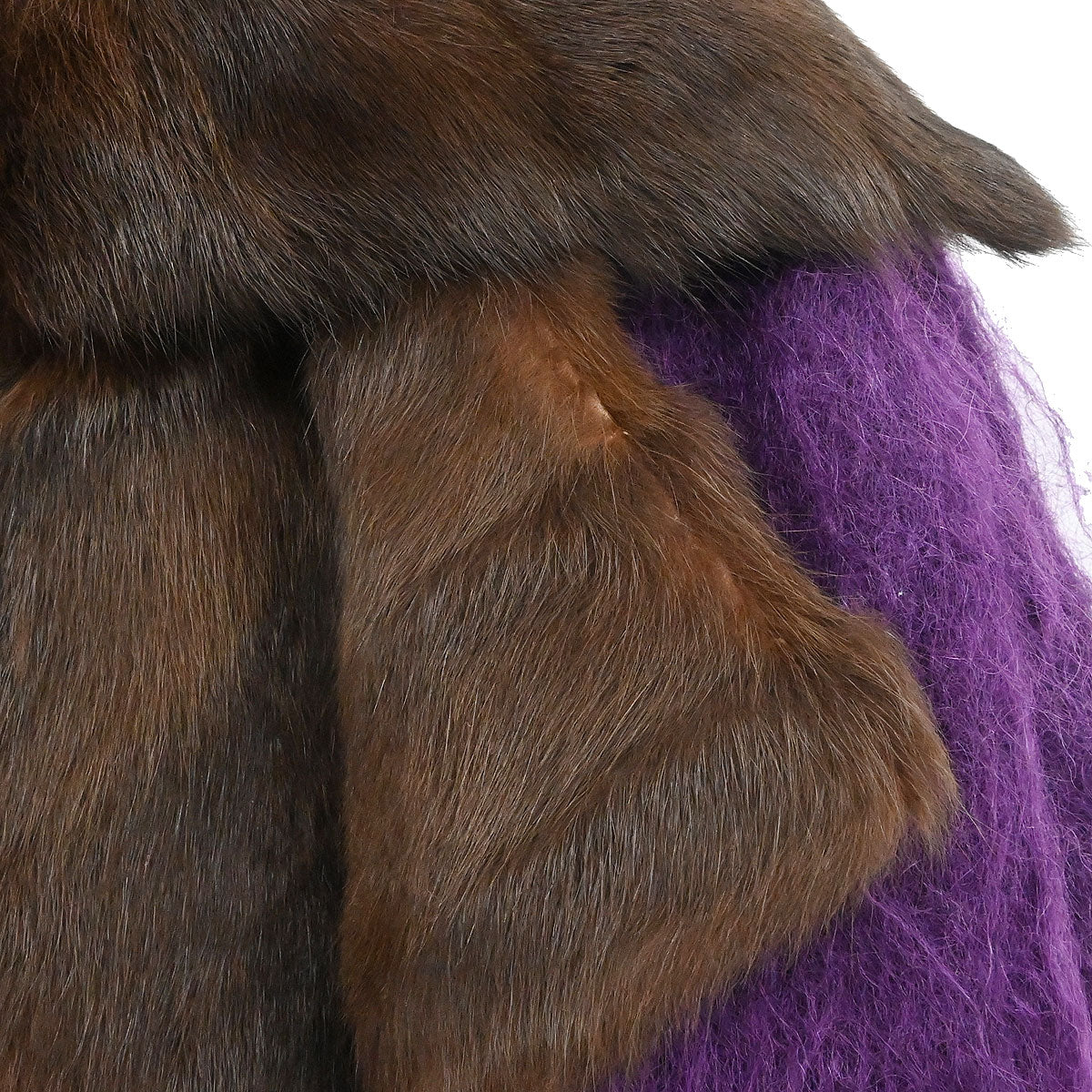 Louis Vuitton * Poncho Cape Purple #34