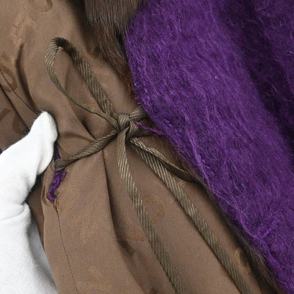 Louis Vuitton * Poncho Cape Purple #34