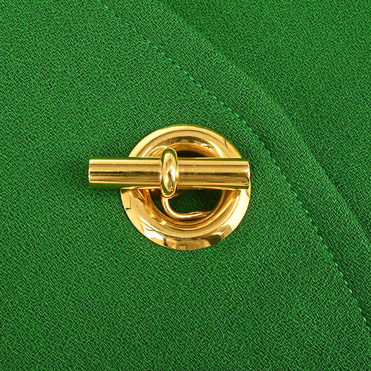 Hermes Collarless Jacket Green #40