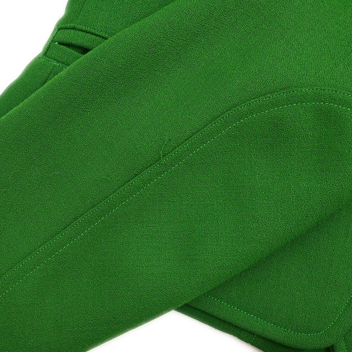Hermes Collarless Jacket Green #40