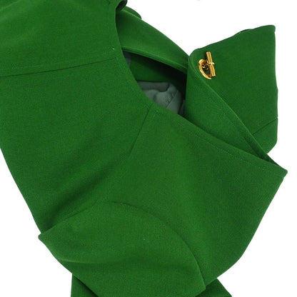 Hermes Collarless Jacket Green #40