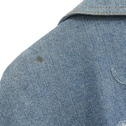 Christian Dior 2005 Denim Floral Jacket Blue #36