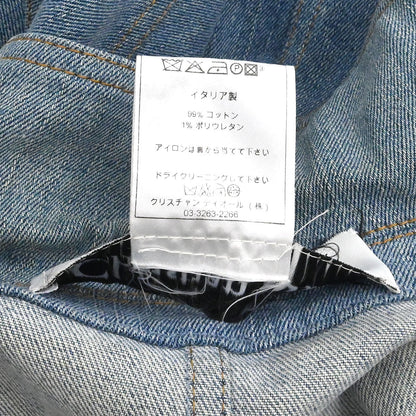 Christian Dior 2005 Denim Floral Jacket Blue #36