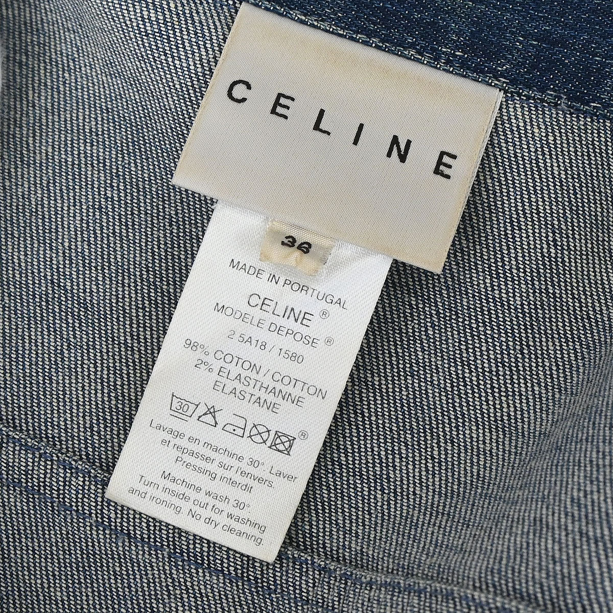 Celine Denim Jacket Blue #36
