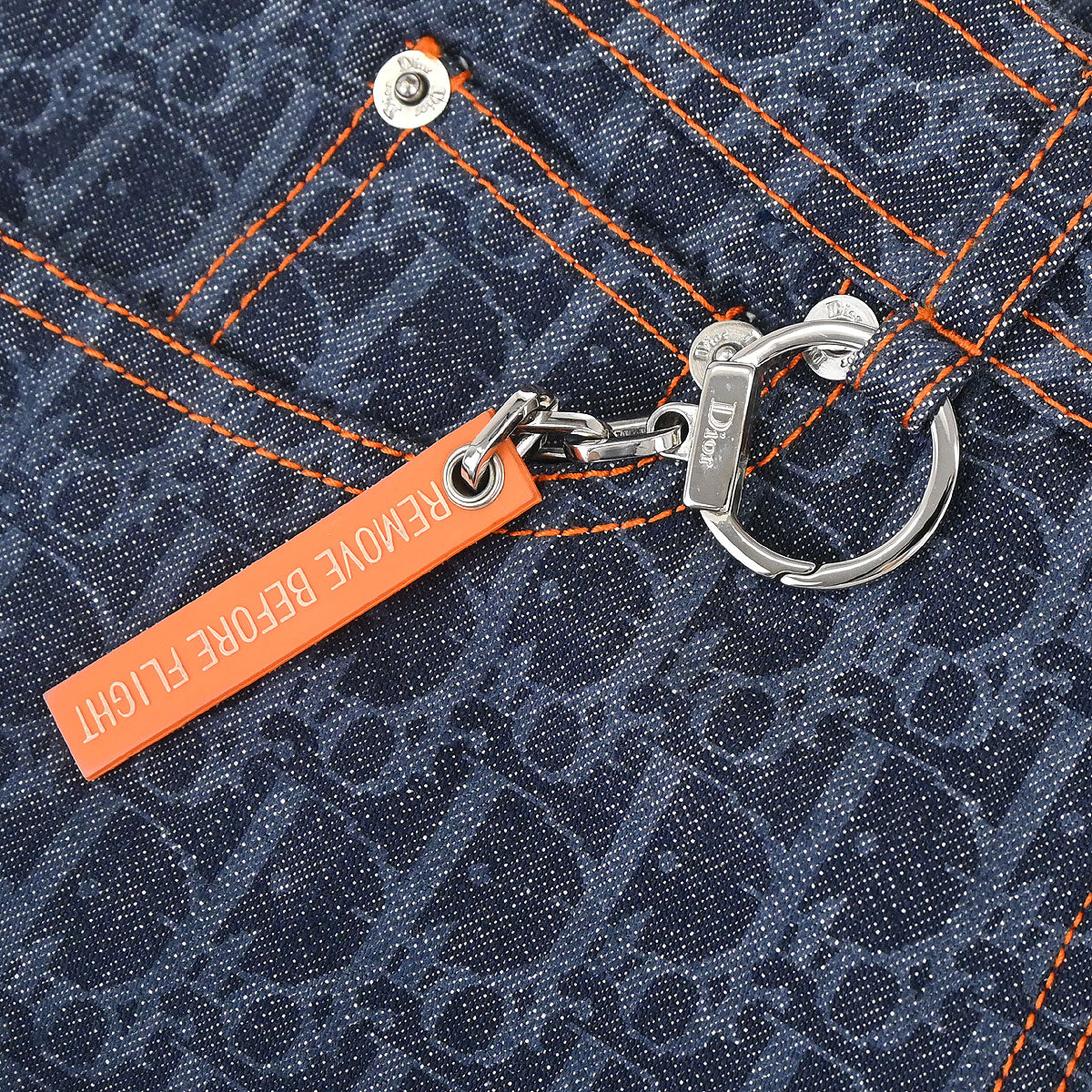 Christian Dior 2006 Flight Trotter Denim Pants Navy #34