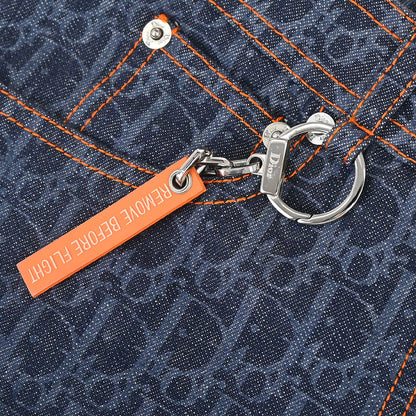 Christian Dior 2006 Flight Trotter Denim Pants Navy #34