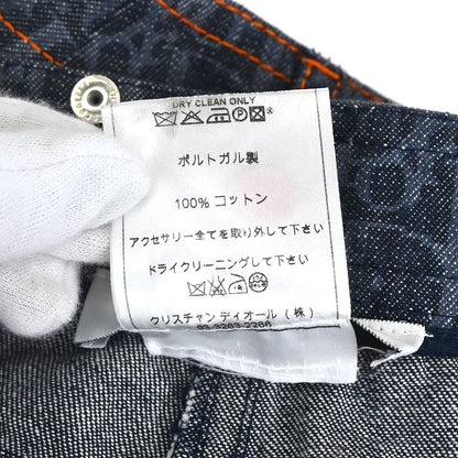 Christian Dior 2006 Flight Trotter Denim Pants Navy #34