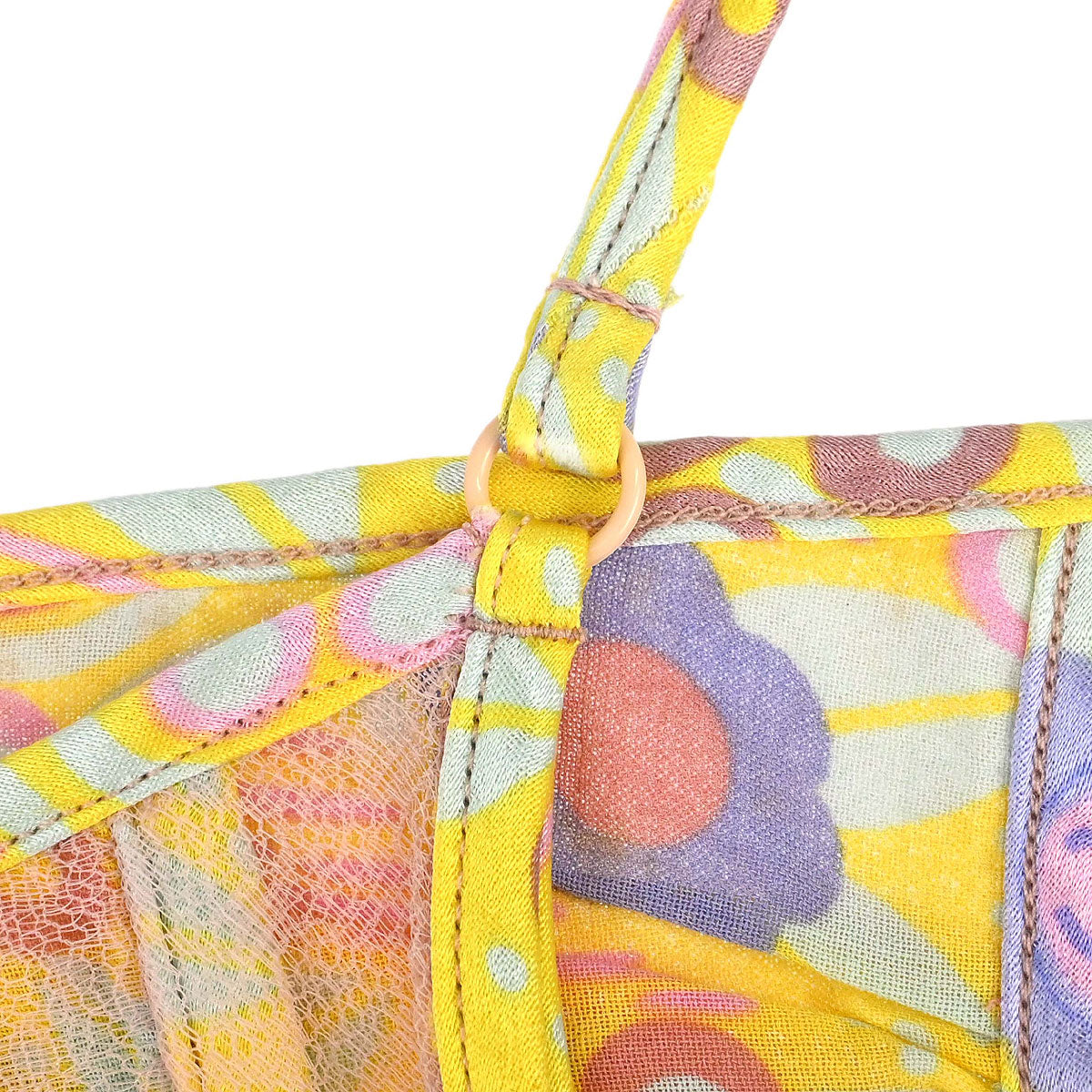 Chanel 2003 Flower Camisole Top Yellow #38