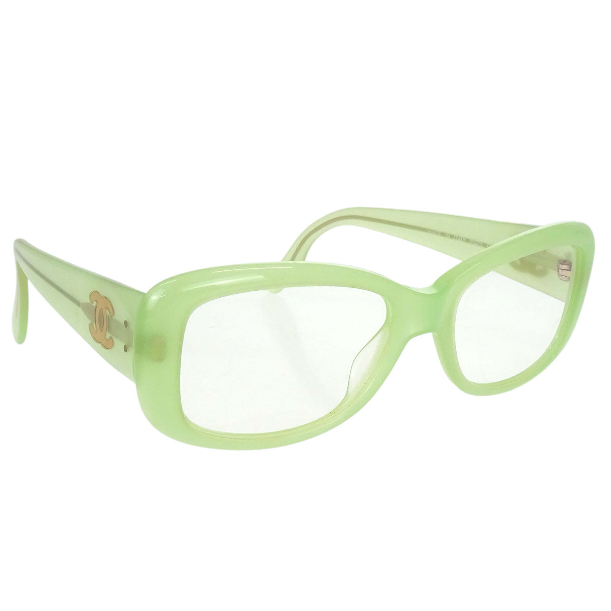 Chanel Reading Glasses Eyewear Clear Small Good