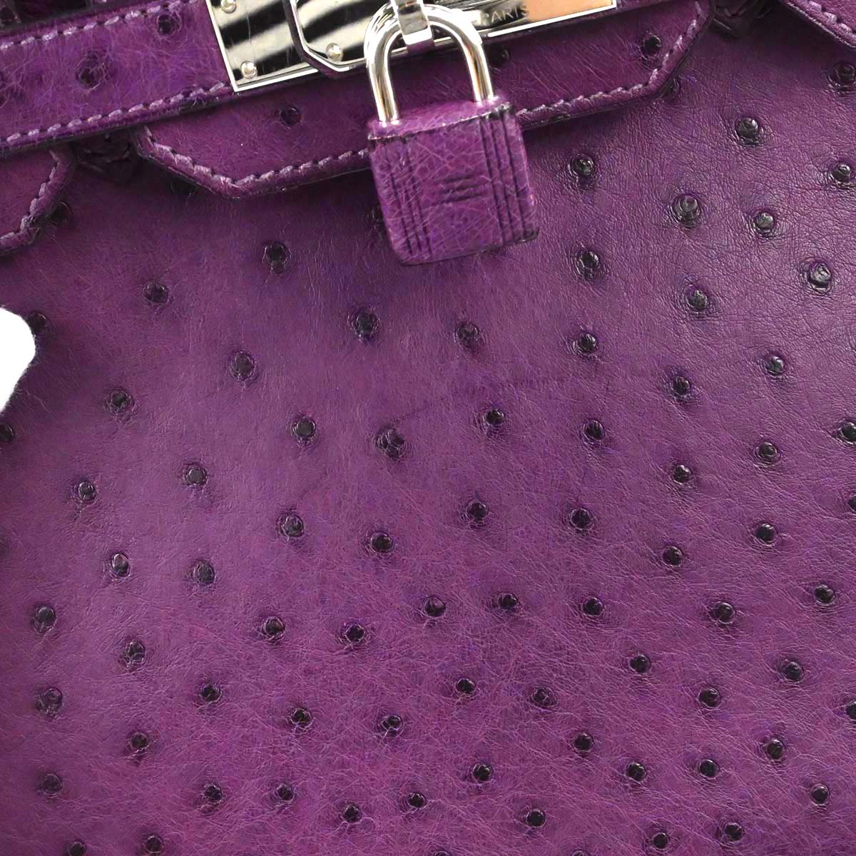 Hermes * Anemone Ostrich Birkin 30 Handbag