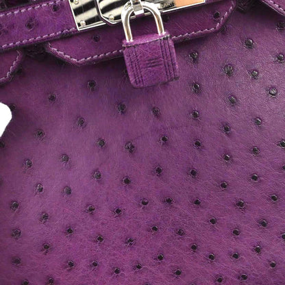 Hermes * Anemone Ostrich Birkin 30 Handbag