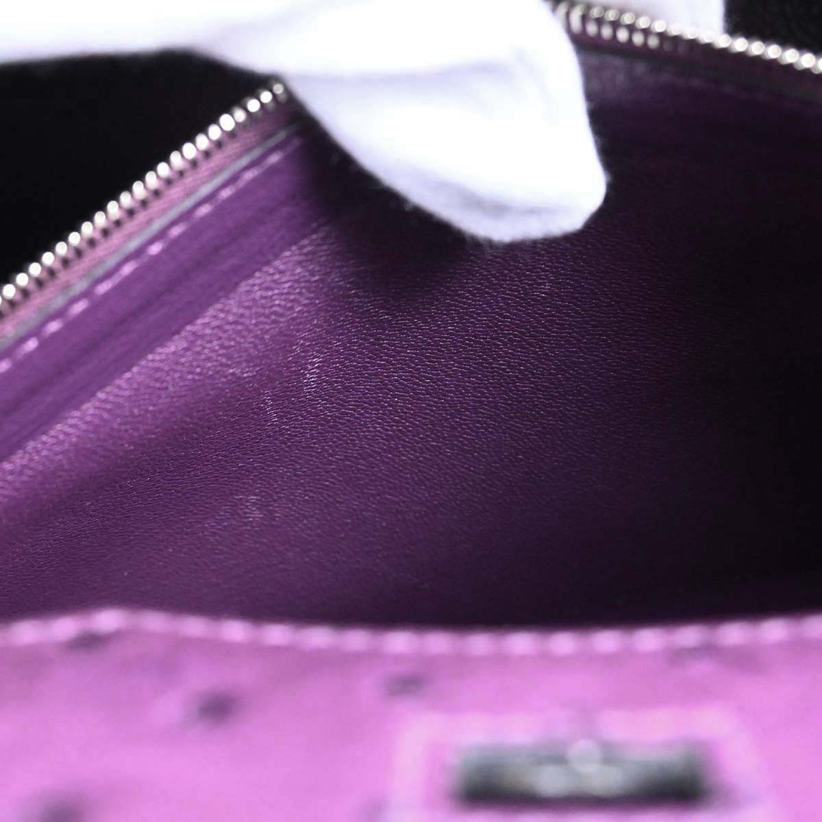 Hermes * Anemone Ostrich Birkin 30 Handbag
