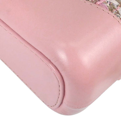Chanel Pink Tweed Calfskin Small Gabrielle Shoulder Bag