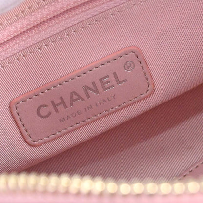 Chanel Pink Tweed Calfskin Small Gabrielle Shoulder Bag