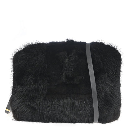 Louis Vuitton Black Mink Muff Monchon Arm Warmer M72102