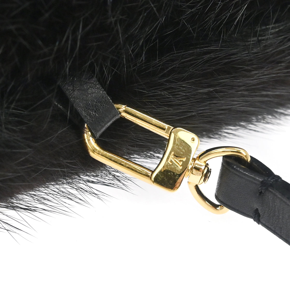 Louis Vuitton Black Mink Muff Monchon Arm Warmer M72102