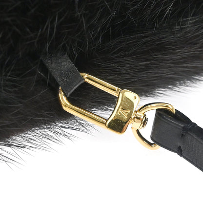 Louis Vuitton Black Mink Muff Monchon Arm Warmer M72102