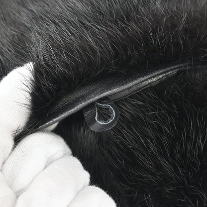 Louis Vuitton Black Mink Muff Monchon Arm Warmer M72102