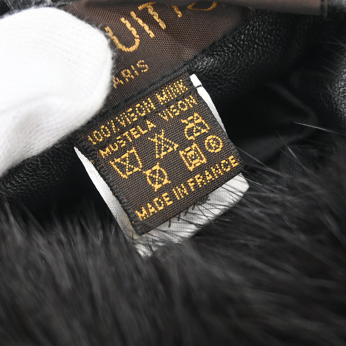 Louis Vuitton Black Mink Muff Monchon Arm Warmer M72102