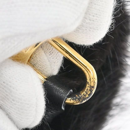 Louis Vuitton Black Mink Muff Monchon Arm Warmer M72102
