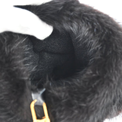 Louis Vuitton Black Mink Muff Monchon Arm Warmer M72102