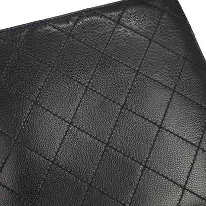 Chanel Black Caviar Skin Top Handle Handbag