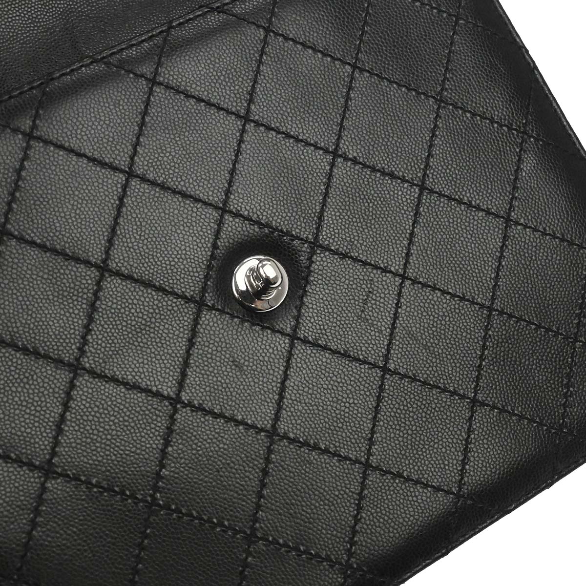 Chanel Black Caviar Skin Top Handle Handbag