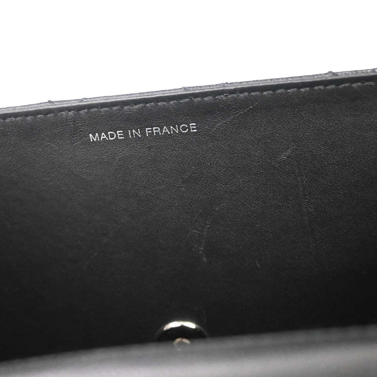 Chanel Black Caviar Skin Top Handle Handbag