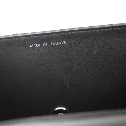 Chanel Black Caviar Skin Top Handle Handbag