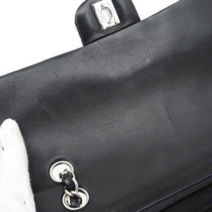 Chanel Black Perforated Lambskin Shoulder Bag