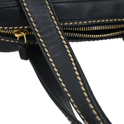 Chanel Black Calfskin Wild Stitch Handbag