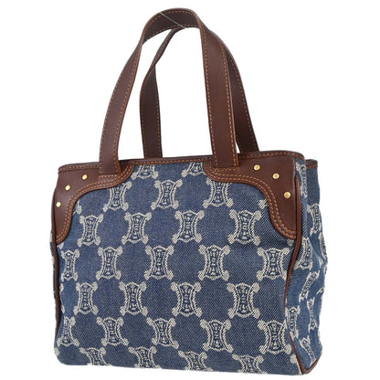 Celine * Blue Denim Macadam Tote Handbag