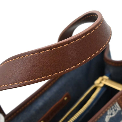 Celine * Blue Denim Macadam Tote Handbag