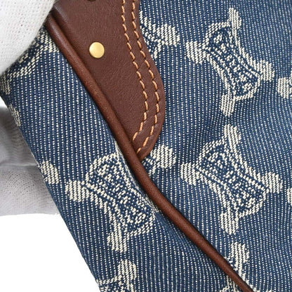 Celine * Blue Denim Macadam Tote Handbag