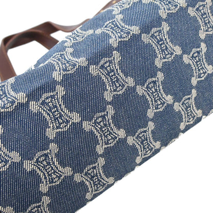 Celine * Blue Denim Macadam Tote Handbag