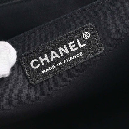 Chanel Beige Tweed Patchwork Jumbo Shoulder Bag